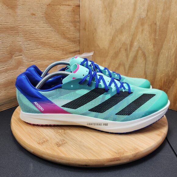 New Adidas Adizero Avanti TYO Mint Track Field Running Spikes Size 12 Shoes - Picture 1 of 9